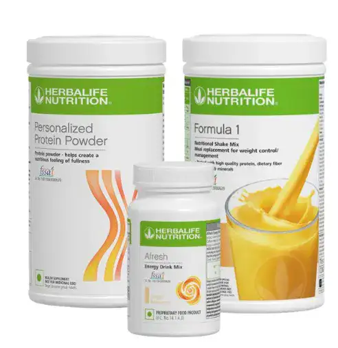 Mango Protein Afresh Combo | Formula 1 Shake + Protein Powder + Afresh Energy Drink Mix